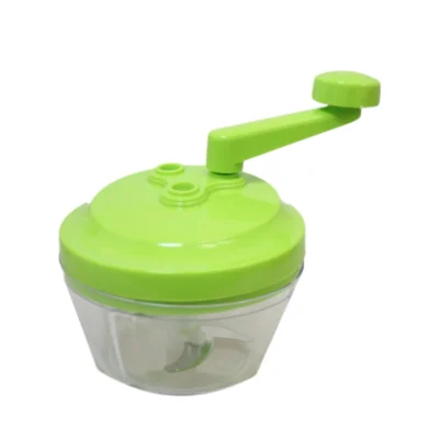 Mini Hand Crank Food Processor 3 Blades