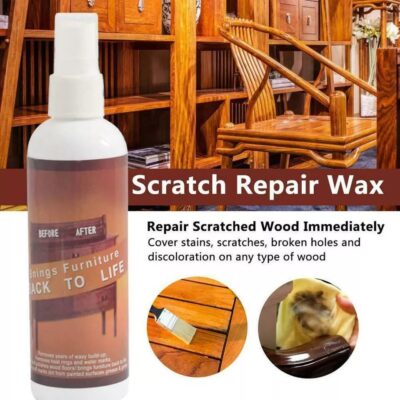 250ML Natural Micro-molecular Spray – Multipurpose Beeswax Furniture Polish Spray For Wood Polish Furniture Care Bee Wax Spray Essential Oil Wax