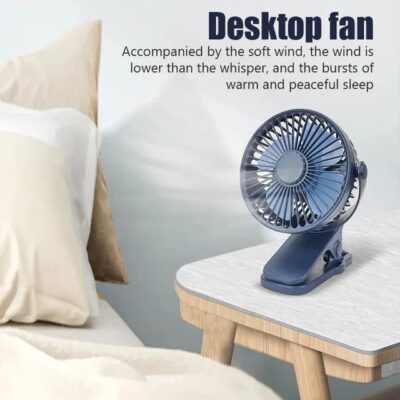 Portable Mini Hand Clip Fan (random color)