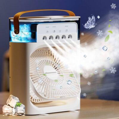 Portable Air Conditioner Fan (random color)